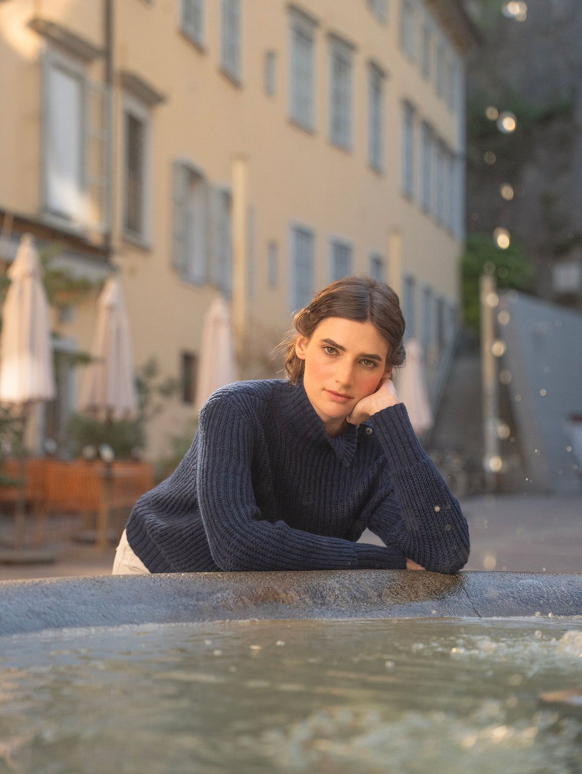 Buttoned Sweater