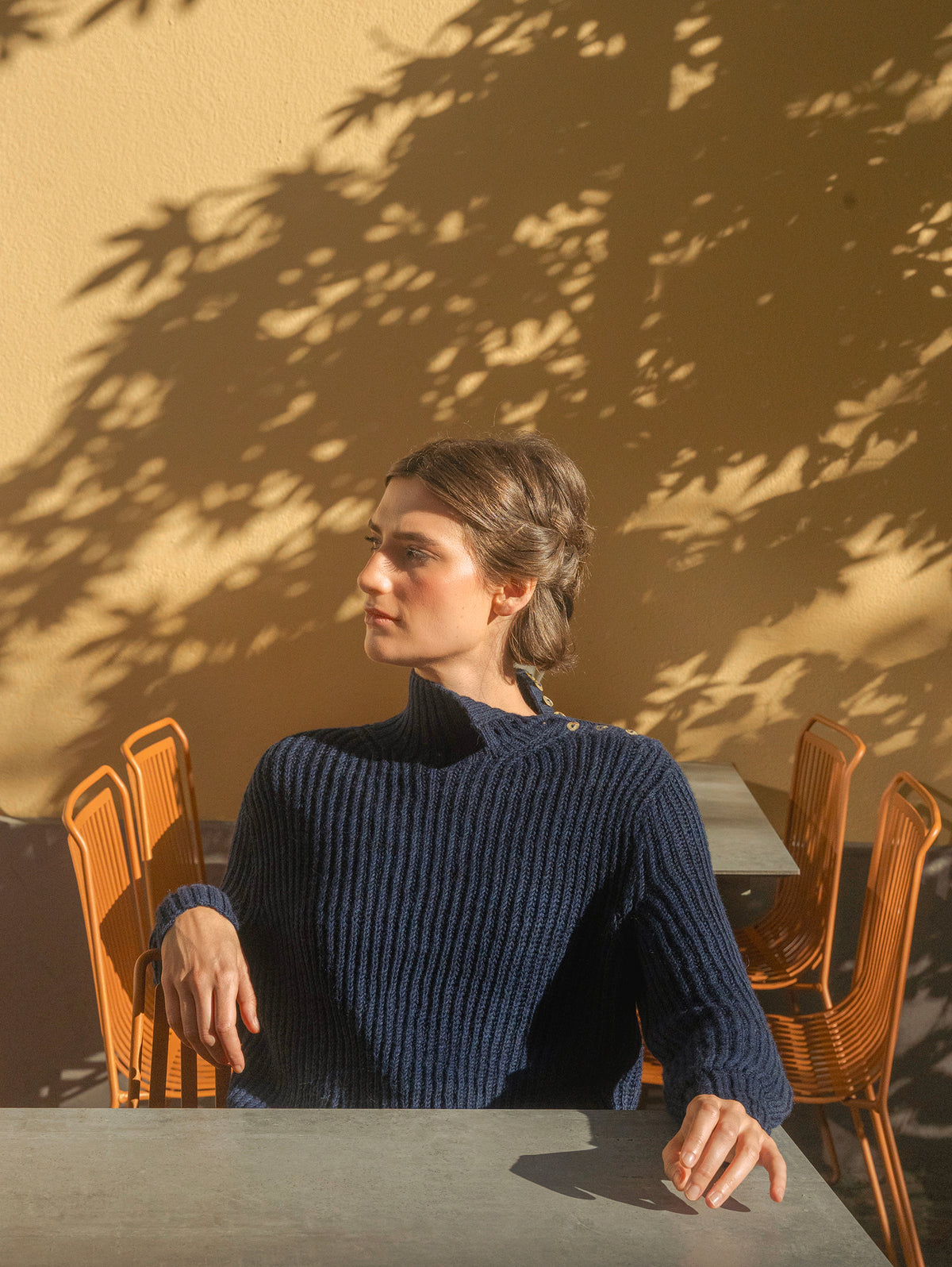 Buttoned Sweater