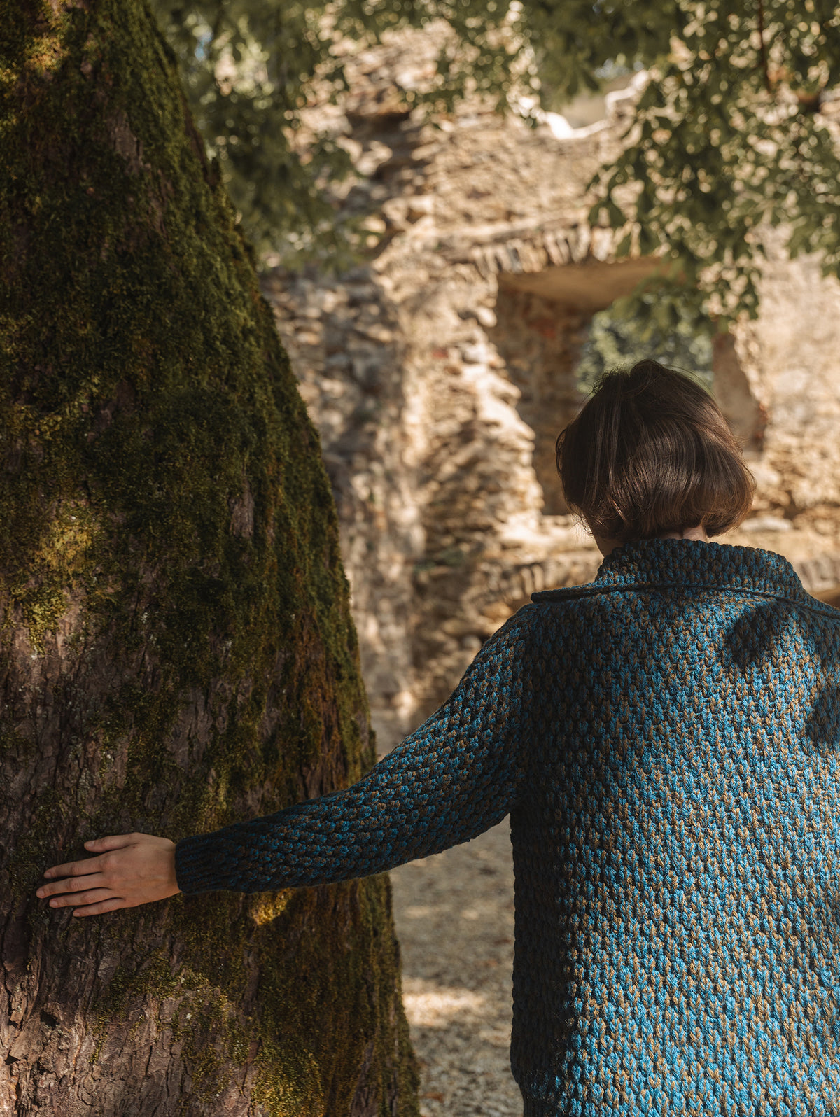 Collar Fisherman Cardigan