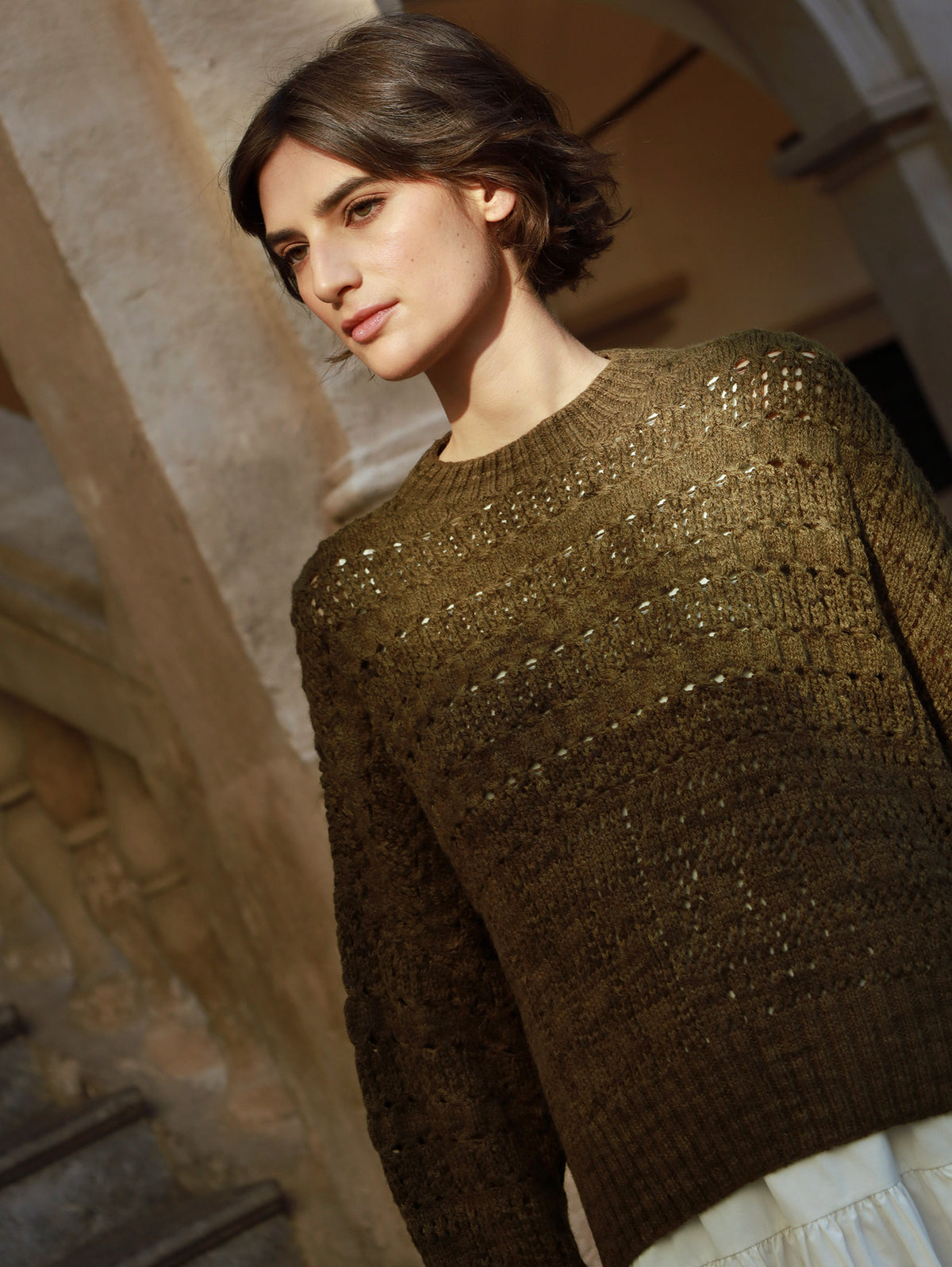 Mosaic Pattern Sweater