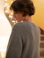 V-neck Lacy Sweater