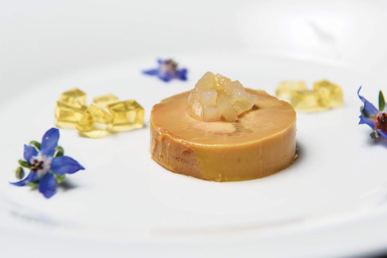 Douguet’s signature foie gras dish served at Gotham