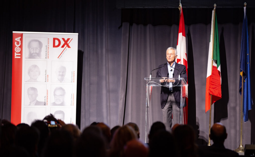 Riccardo Illy at IT@CA event. Photo by Giulia Emanuela Storti