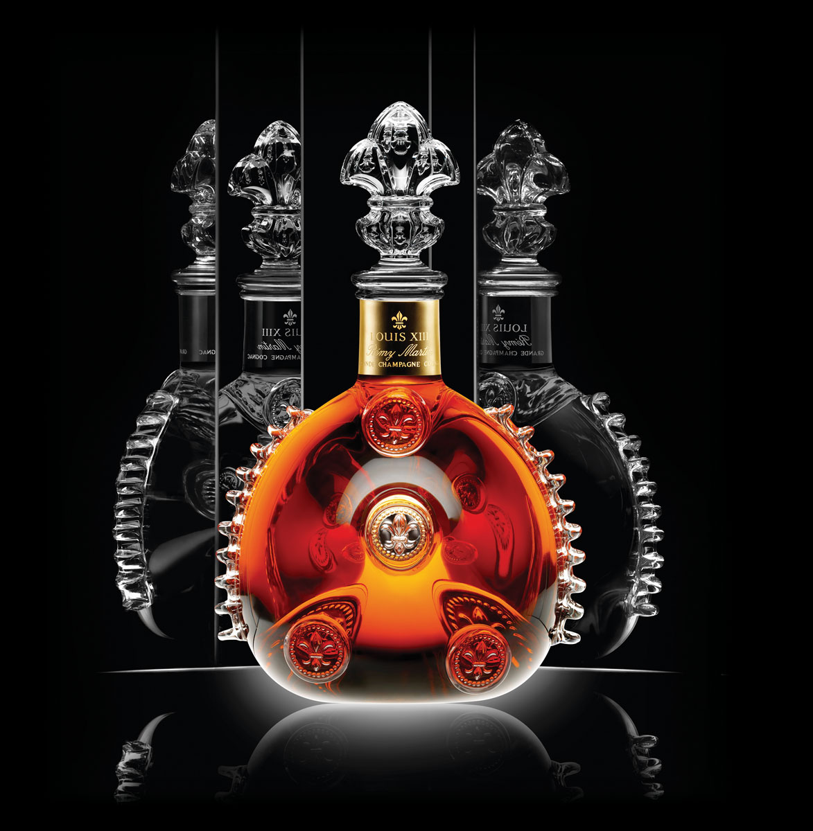 A bottle of Louis XIII Cognac, a French cognac