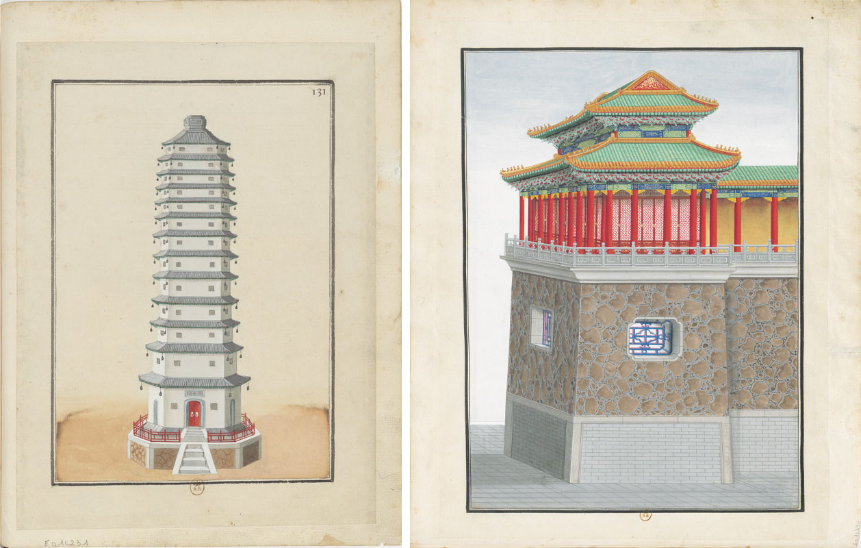 Traditional Chinese architecture: a 13-story pagoda