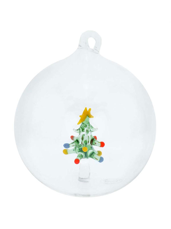 Glass of Venice: Murano Glass Christmas Tree Ball
