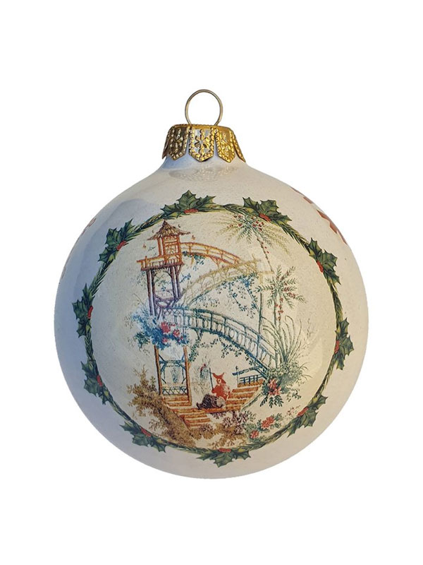 Les Ottomans: Hand Painted Christmas ball