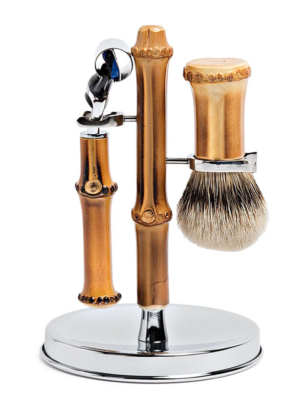 For Men Who Enjoy a Good Shave: Indulgent Bamboo Shaving Kit