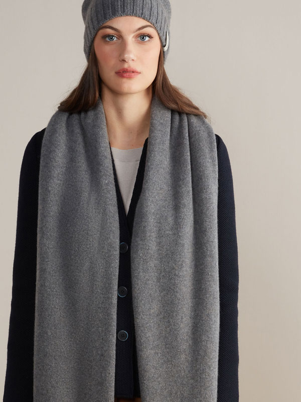 A classic scarf to complement any outerwear