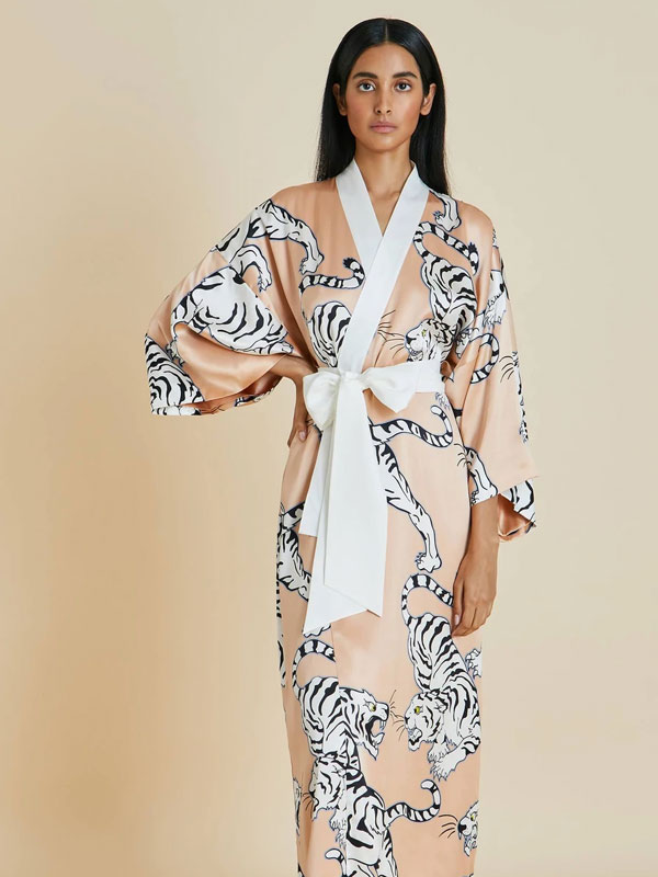 A robe for ultra-luxe morning wear