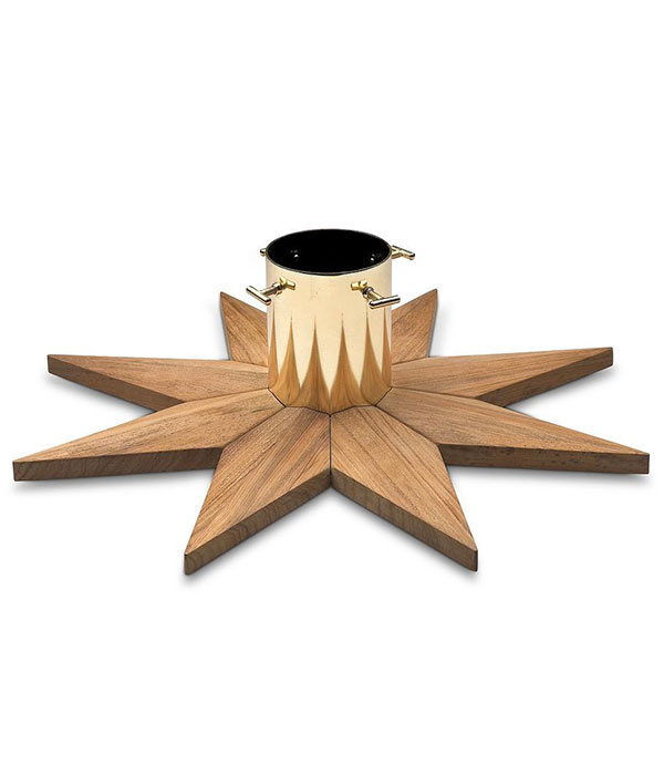 Star-Shaped Wooden Tree Stand