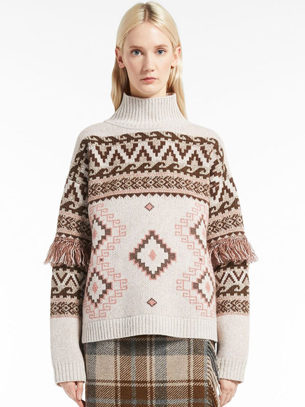Festive Fringe Sweater