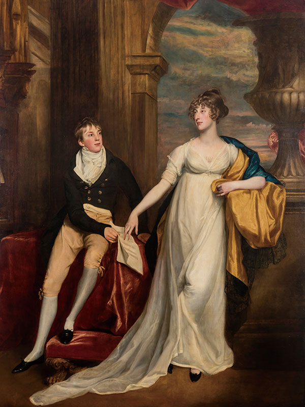 Portrait of Mary Montagu and Robert Copley, Her Brother