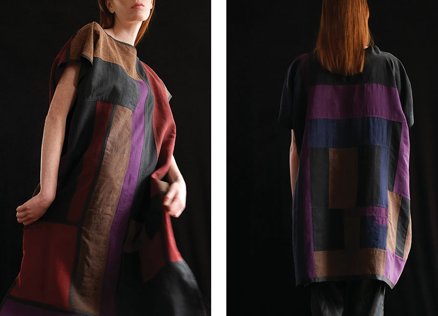 Beautiful Contemporary Fashion with Ancient Fabrics