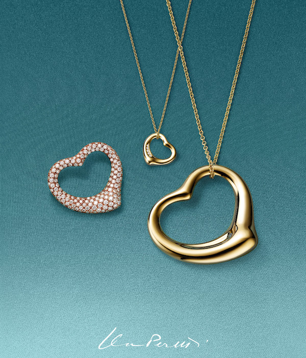 Tiffany & Co. Open Heart Pendants