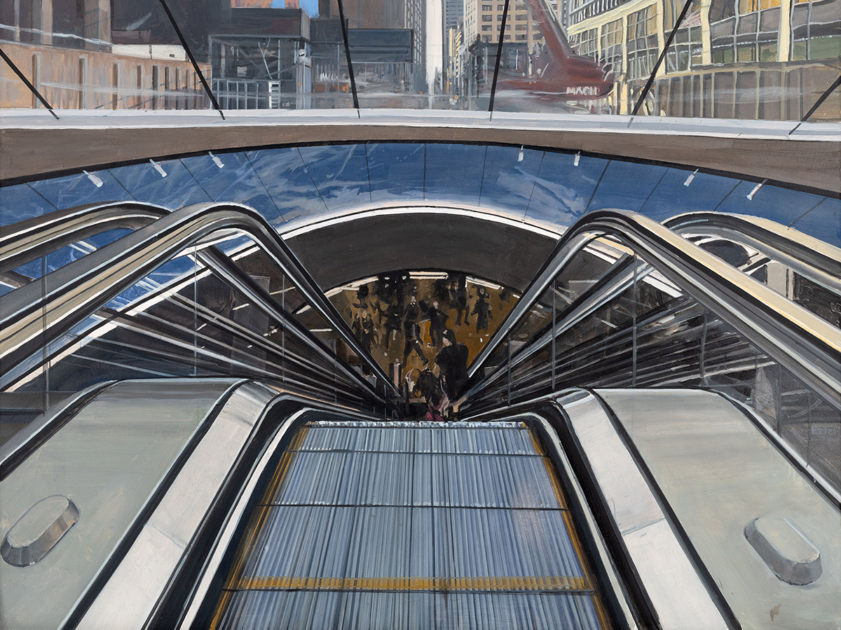 RichardEstes_EscalatoratPennStation_2023